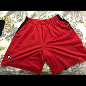Georgia Bulldogs athletic Drifit shorts